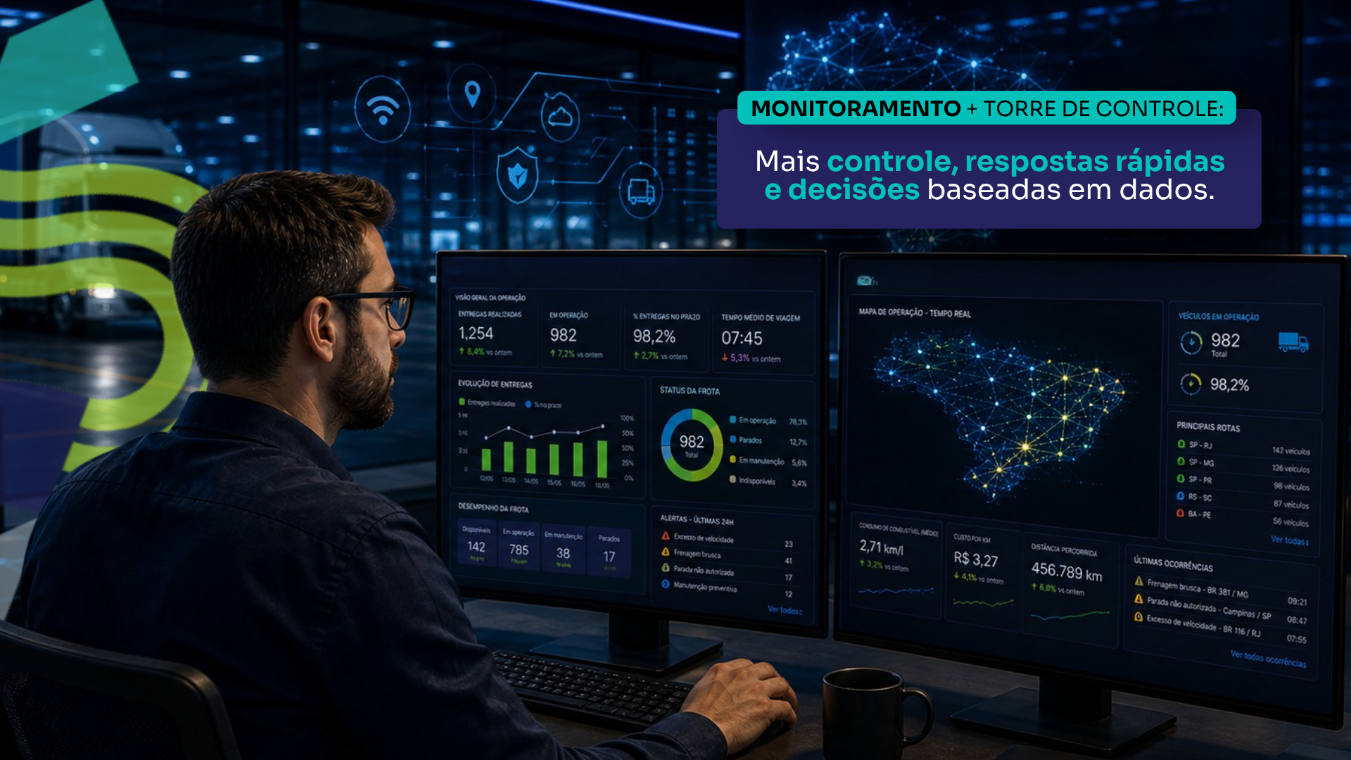 Monitoramento e torre de controle